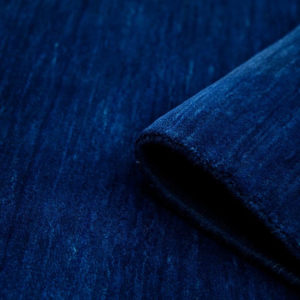 Arizona Rye Area Rug, Navy, 5' x 8', Solid