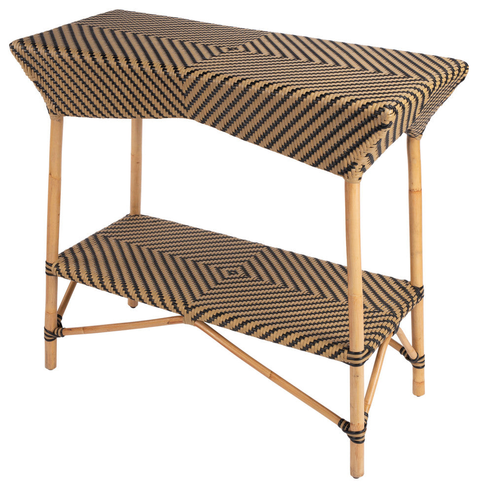 Butler Ciel Brown Rattan Bar Cart