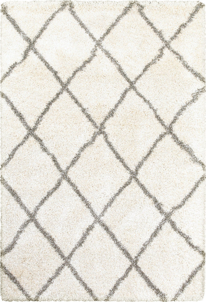 Oriental Weavers Henderson Ivory/ Grey Geometric Indoor Area Rug 5'3"X7'6"