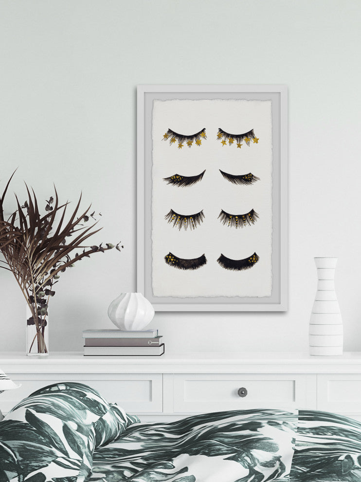 "Assorted Eyebrows" Framed Painting Print, 24x36