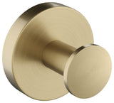 Elie Bathroom Robe and Towel Hook, Brushed Gold