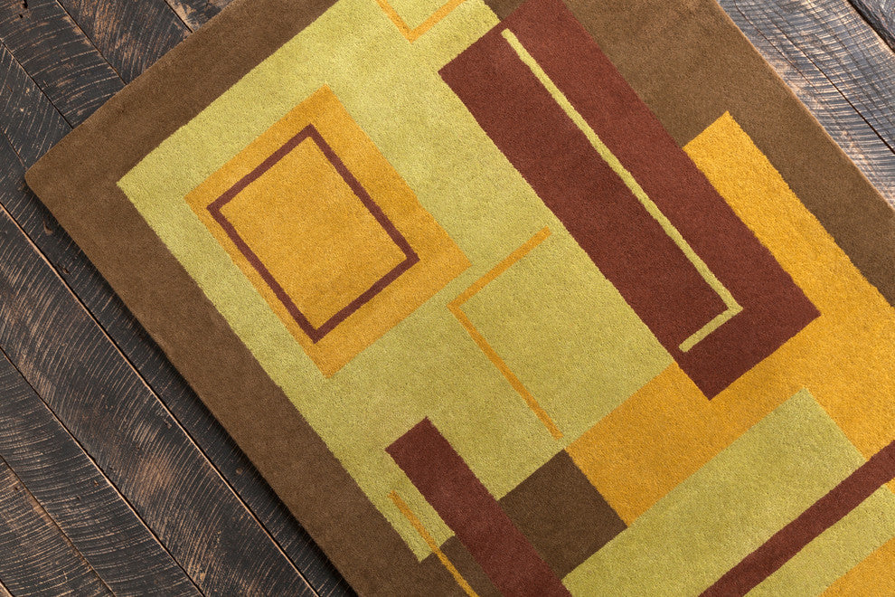 Allie Geometric Contemporary Area Rug