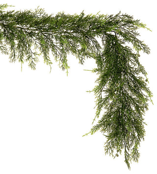 Long curved garland segment displayed on white background (full view).