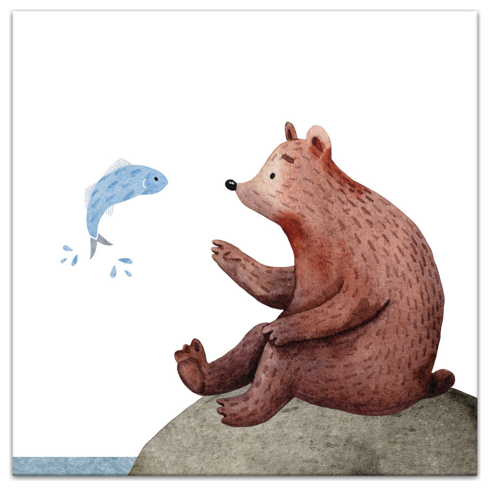 Wildlife Friends 12x12 Canvas Wall Art