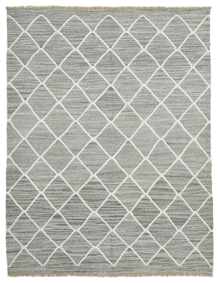 Rug N Carpet - Hand-knotted Turkish 7' 11'' x 10' 5'' Unique Wool Kilim Rug