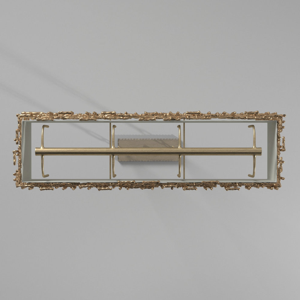 Fredrick Ramond Farrah Medium Eight Light Linear, Burnished Gold