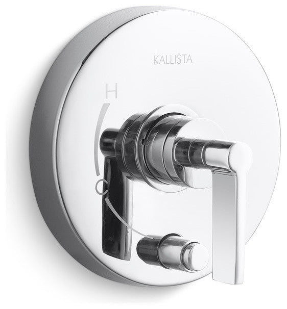One Pressure Balance Trim With Diverter, Lever Handle
