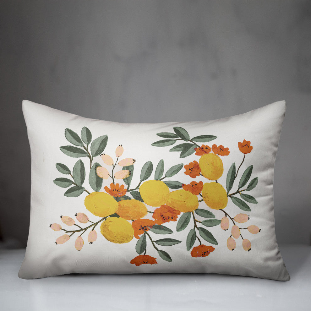 Citrus Botanical 14x20 Indoor / Outdoor Pillow