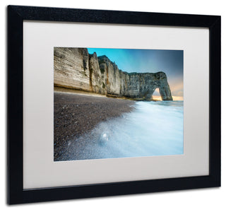 'Gate to the Ocean' Matted Framed Canvas Art by Mathieu Rivrin