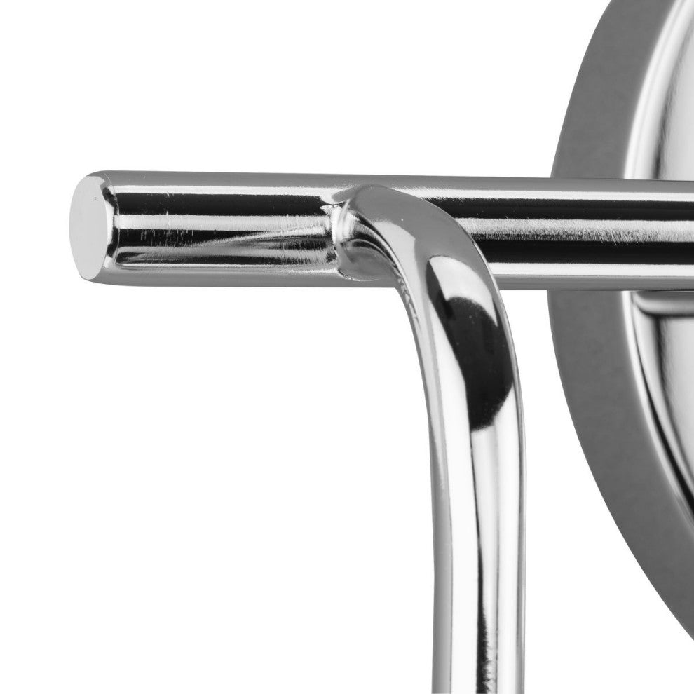 Lexie Collection Contemporary Vanity Light, Polished Chrome