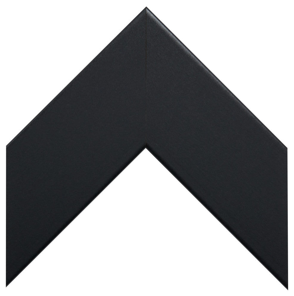 Pendleton Framed Wall Mirror, Black, 28" X 54"