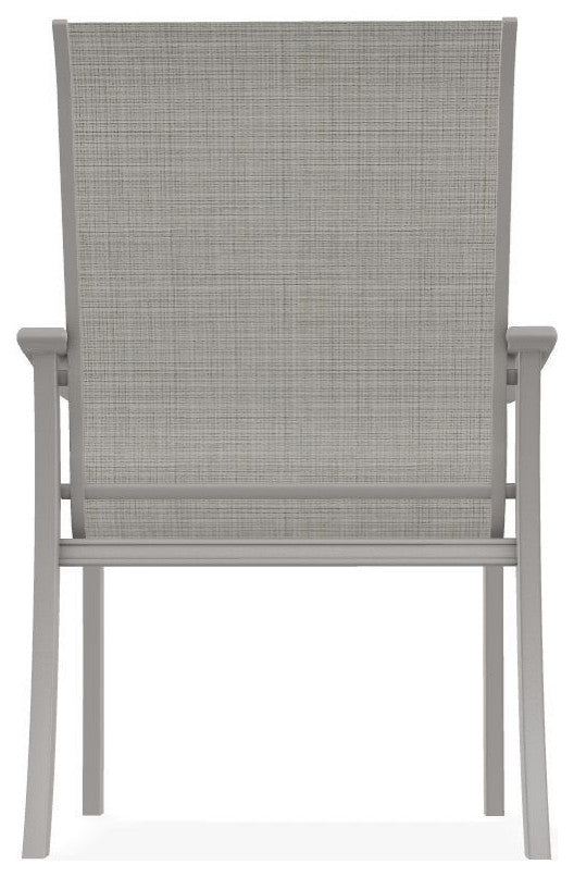 St. Catherine Sling Outdoor Armchair, Deacon/Warm Gray
