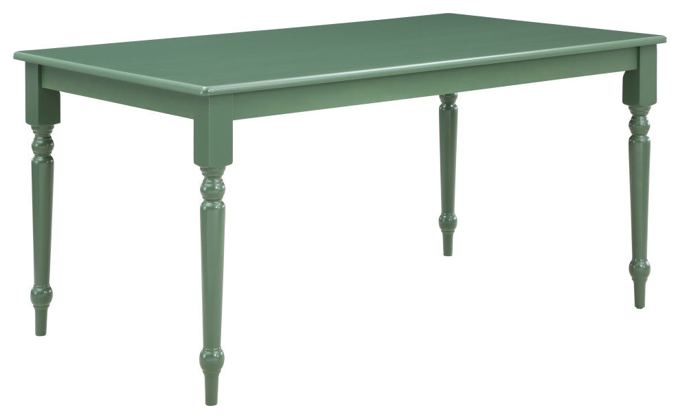 Carolina Rectangular Dining Table - Equestrian Green