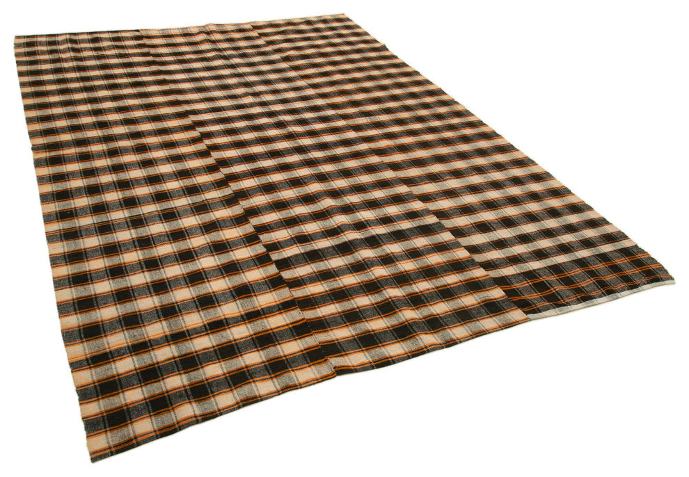 Rug N Carpet - Handwoven Oriental 6' 6'' x 9' 1'' Decorative Wool Kilim Rug