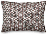 Boho Polka Dots in Brown Throw Pillow