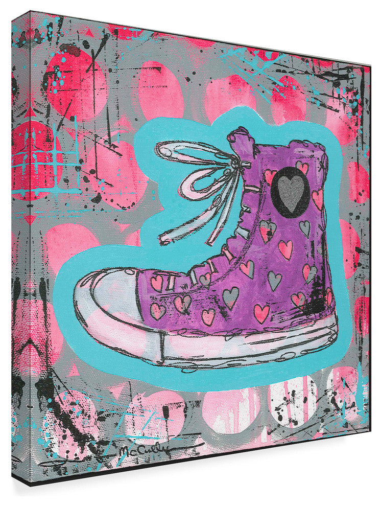 Jennifer Mccully ''Sneaker'' Canvas Art, 18"x18"