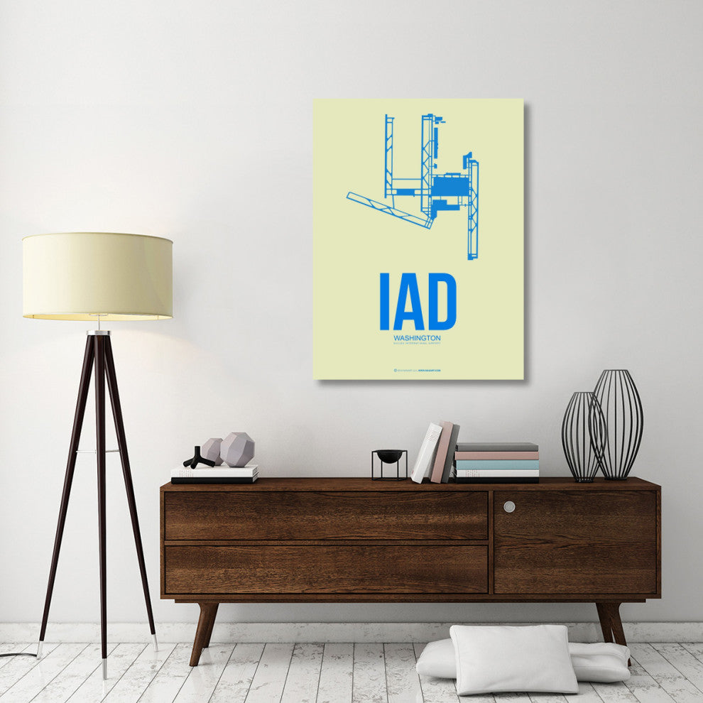 "IAD Washington Poster 1" Fine Art Print