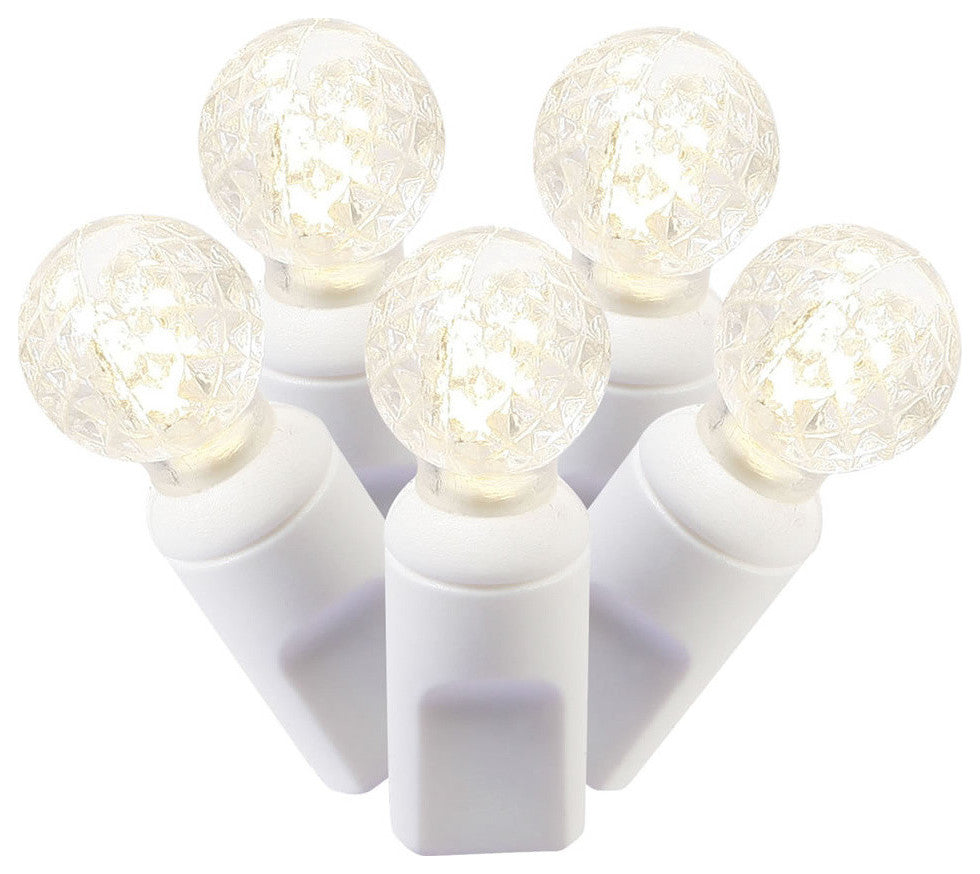Vickerman 100 Light LED Mu Lighting and Warm White G12 EC 4"x34'L, Warm White