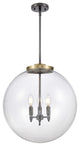 INNOVATIONS 221-3S-BAB-G202-18-LED 3-Light Pendant Black Antique Brass