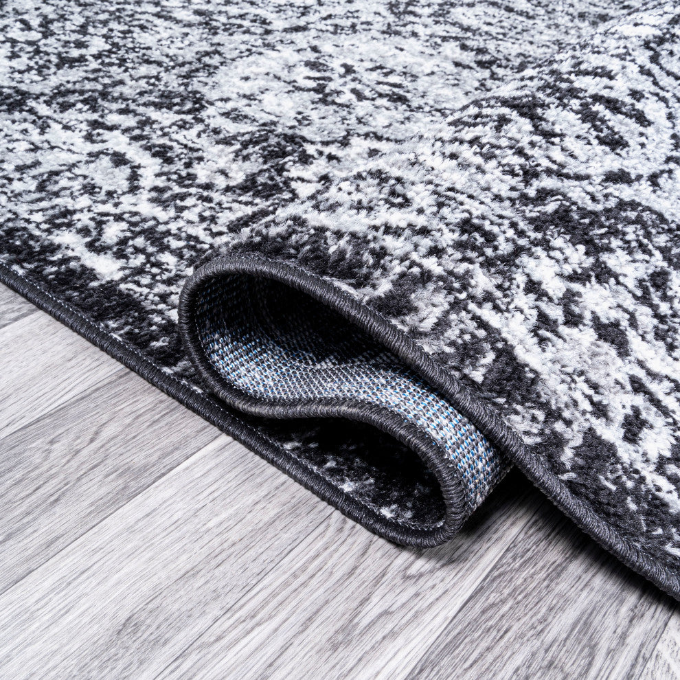 Modern Persian Boho Vintage Trellis 2 ft. x 8 ft. Runner Rug, 4 X 6