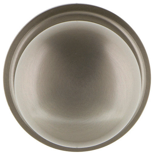 Classic Rosette Privacy New York Knob, Satin Nickel