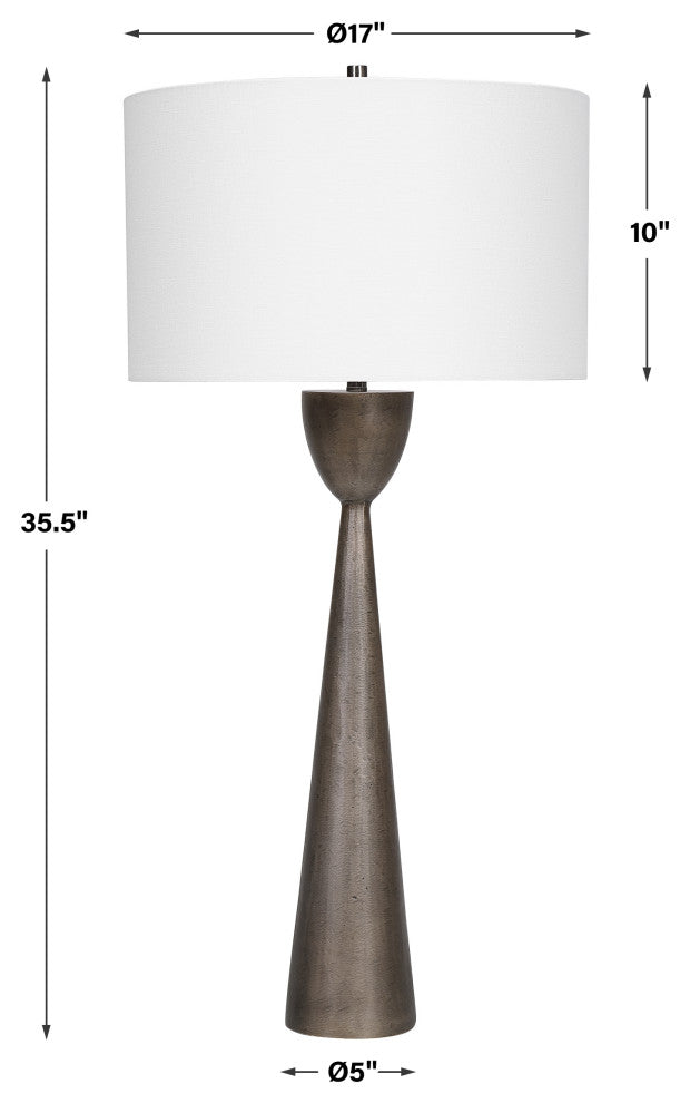 Uttermost Waller Handcrafted Cast Table Lamp