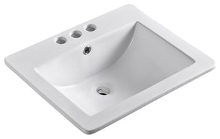 21" Single Sink Ceramic Top