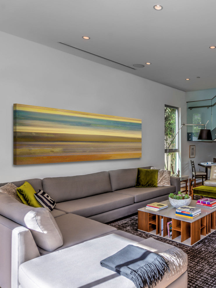 "Sand Streaks" Print on Canvas, 45"x15"