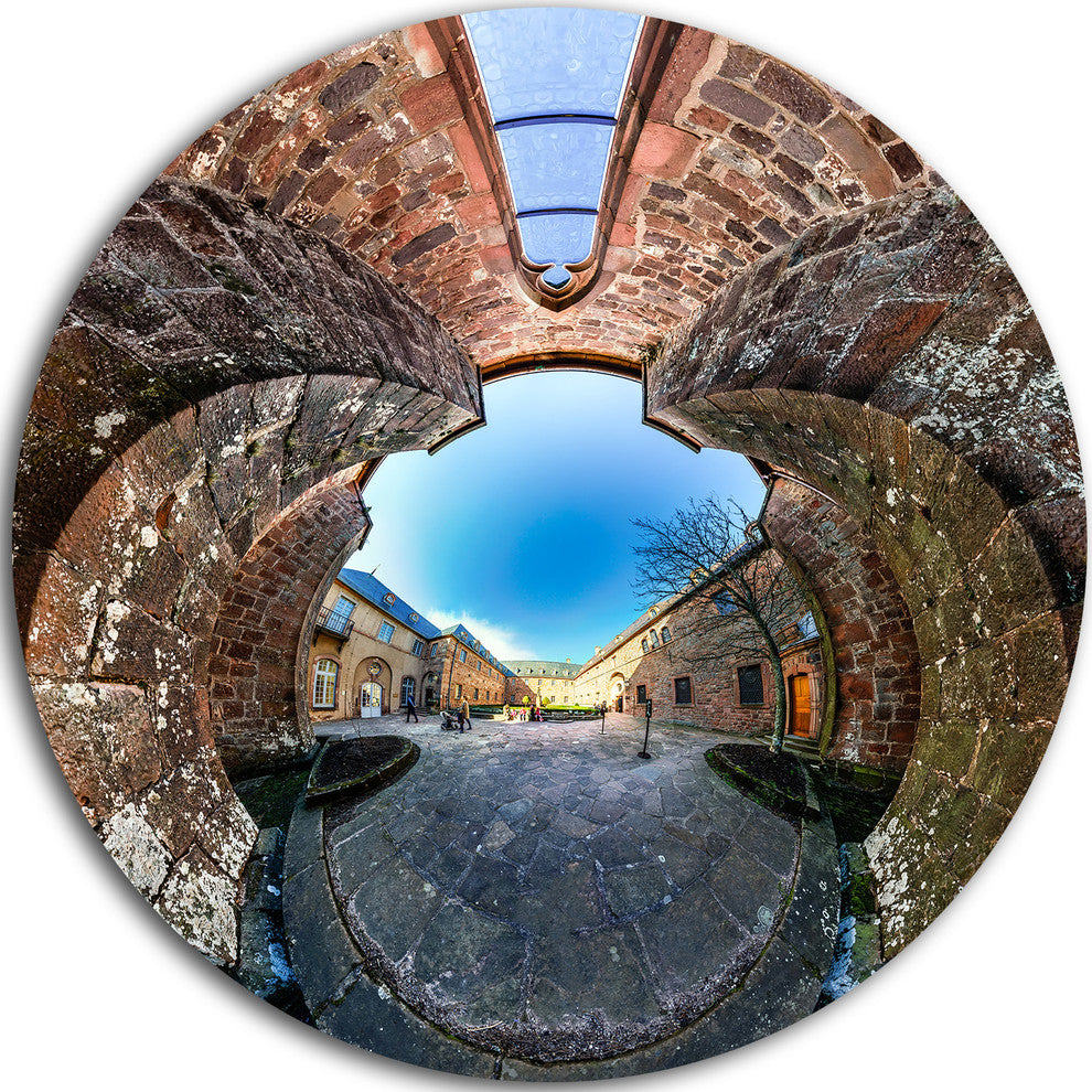 Mont Sainte Odile Little Planet, Landscape Round Wall Art, 36"