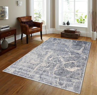 Noori Rug High-Low Ayden Silver/Charcoal Rug