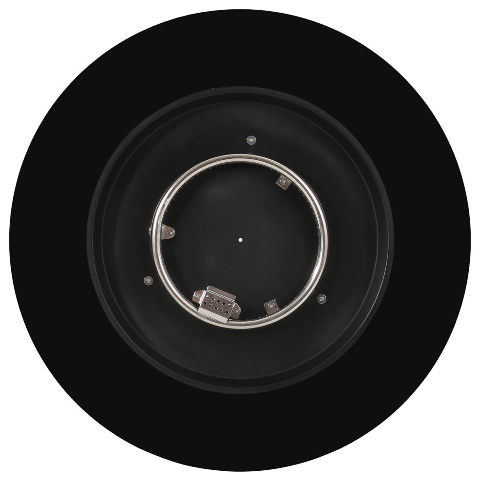 Riga Outdoor 50,000 BTU Circular Fire Pit, No Tank Holder