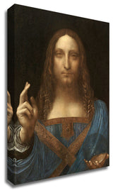 Salvator Mundi by Leonardo Da Vinci, Print on Canvas, Ready to Hang