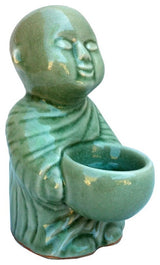 Young Standing Celadon Monk