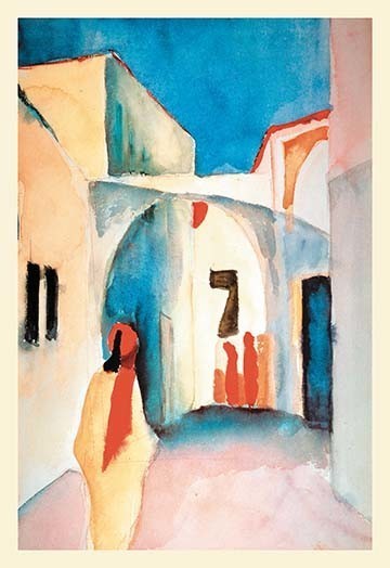A Glance Down an Alley - Fine Art Giclee Print 16" x 24"