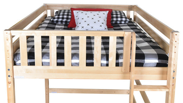 Becks Queen Size Loft Bed, White