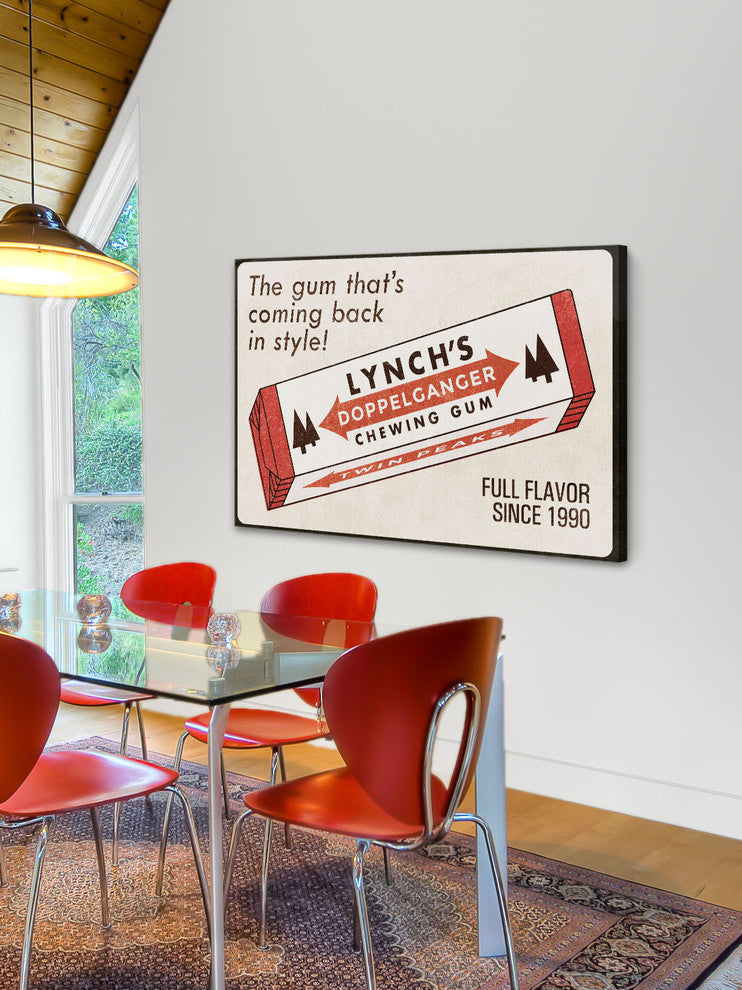 "Gums Back in Style Twin Peaks" Painting Print on Wrapped Canvas, 60"x40"