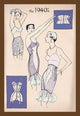 Nylon in Corsetry, 1940- Gallery Wrapped Canvas Art 28" x 42"
