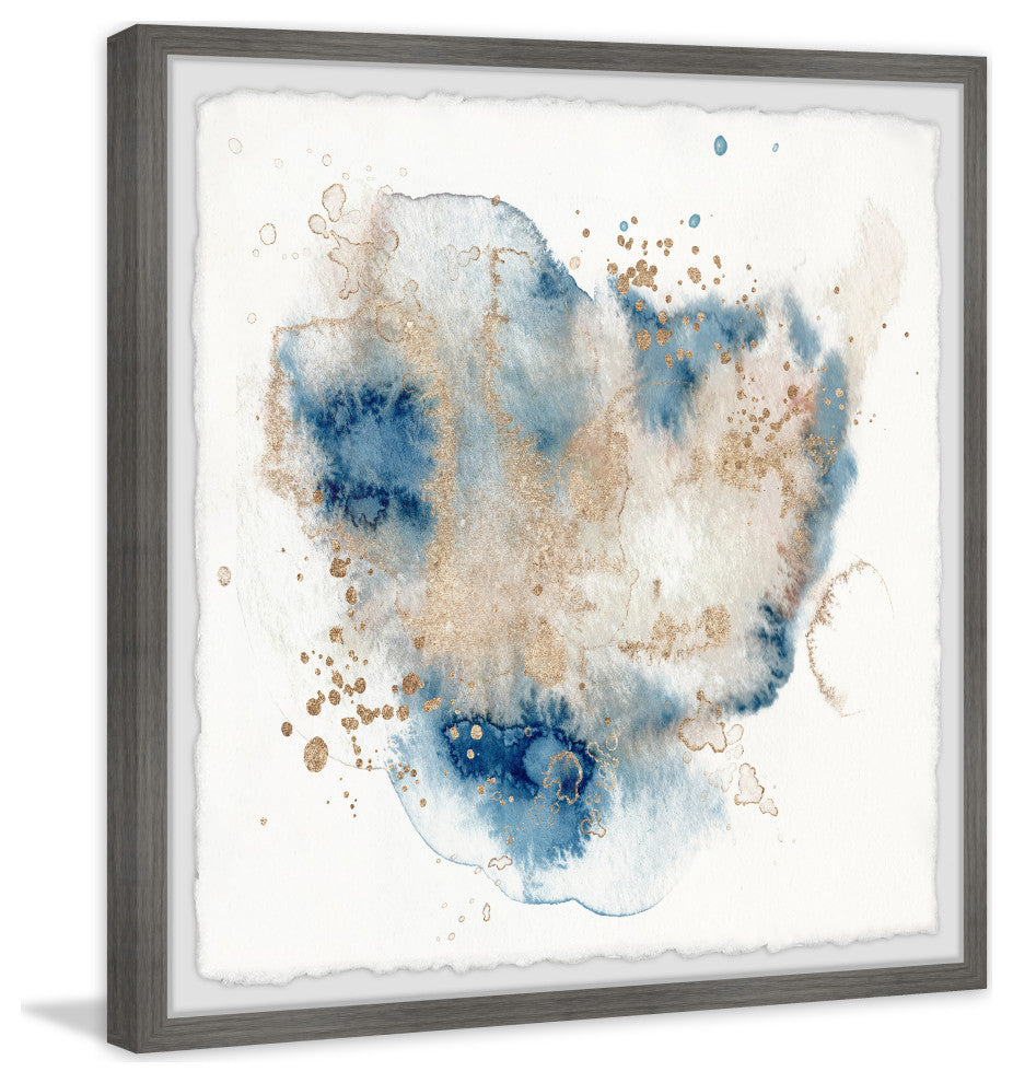 "Grounded Vessel" Framed Painting Print, 32x32