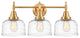 Innovations 447-3W-SG-G713-LED 3-Light Bath Vanity Light, Satin Gold