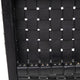 Black Leather Strap Counter Stool