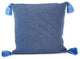 Ella Square Pillow, Periwinkle and Navy