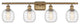 Innovations 516-4W-BB-G1013-LED 4-Light Bath Vanity Light, Brushed Brass