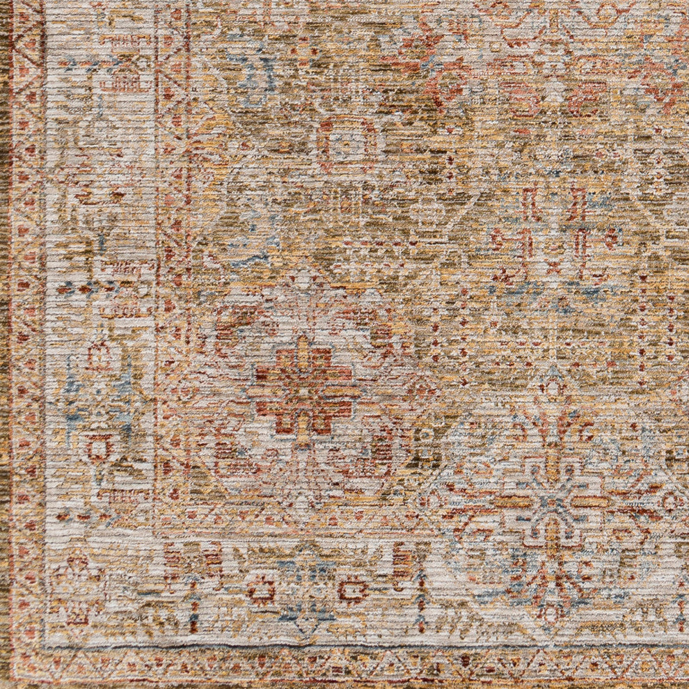 Naila IAL-2306 Olive Machine Woven 7'10" x 10'3" Rug