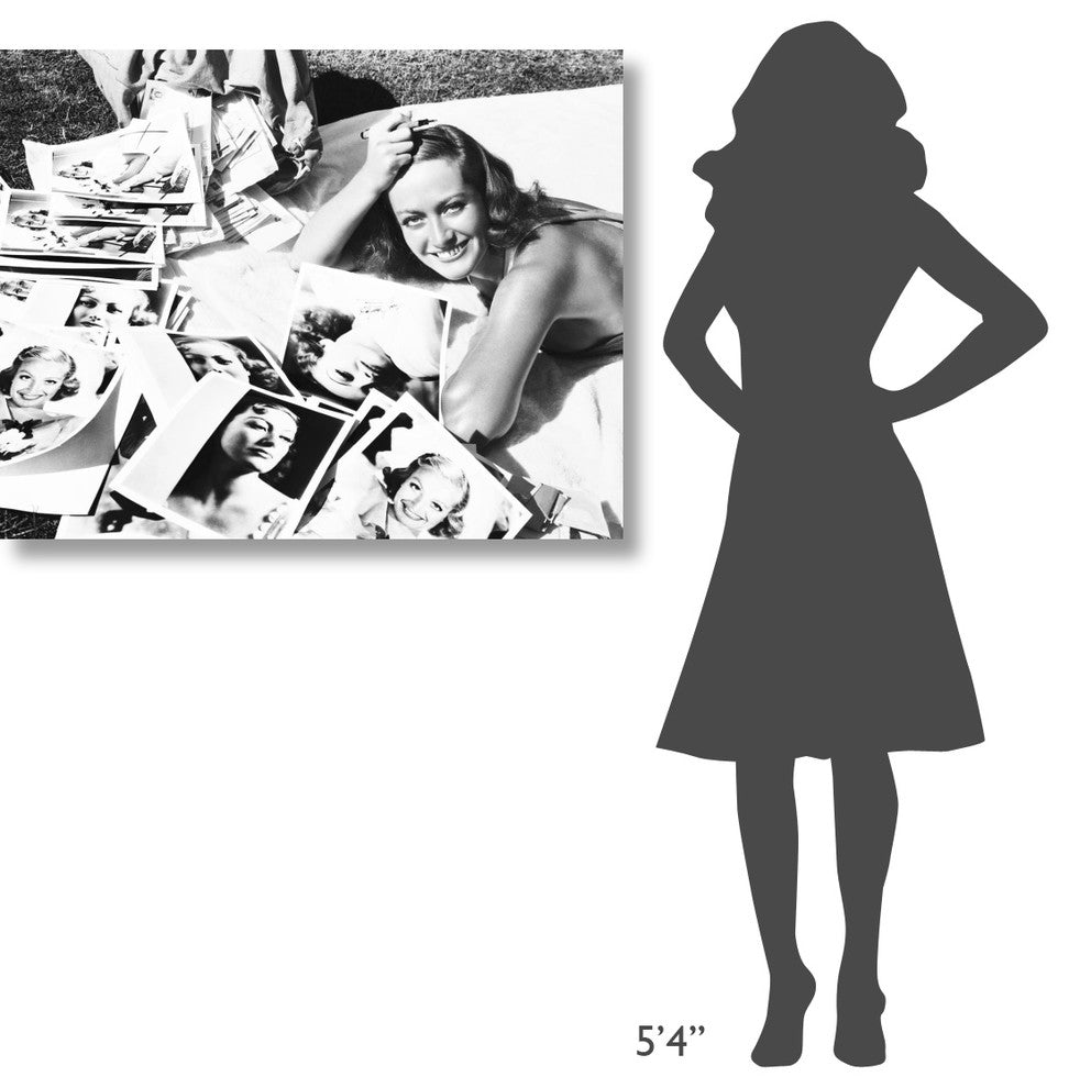 "Joan Crawford" Stretched Canvas Giclee by Hollywood Photo Archive, 40x32"