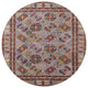 Ahgly Company Indoor Round Mid-Century Modern Area Rugs, 4' Round