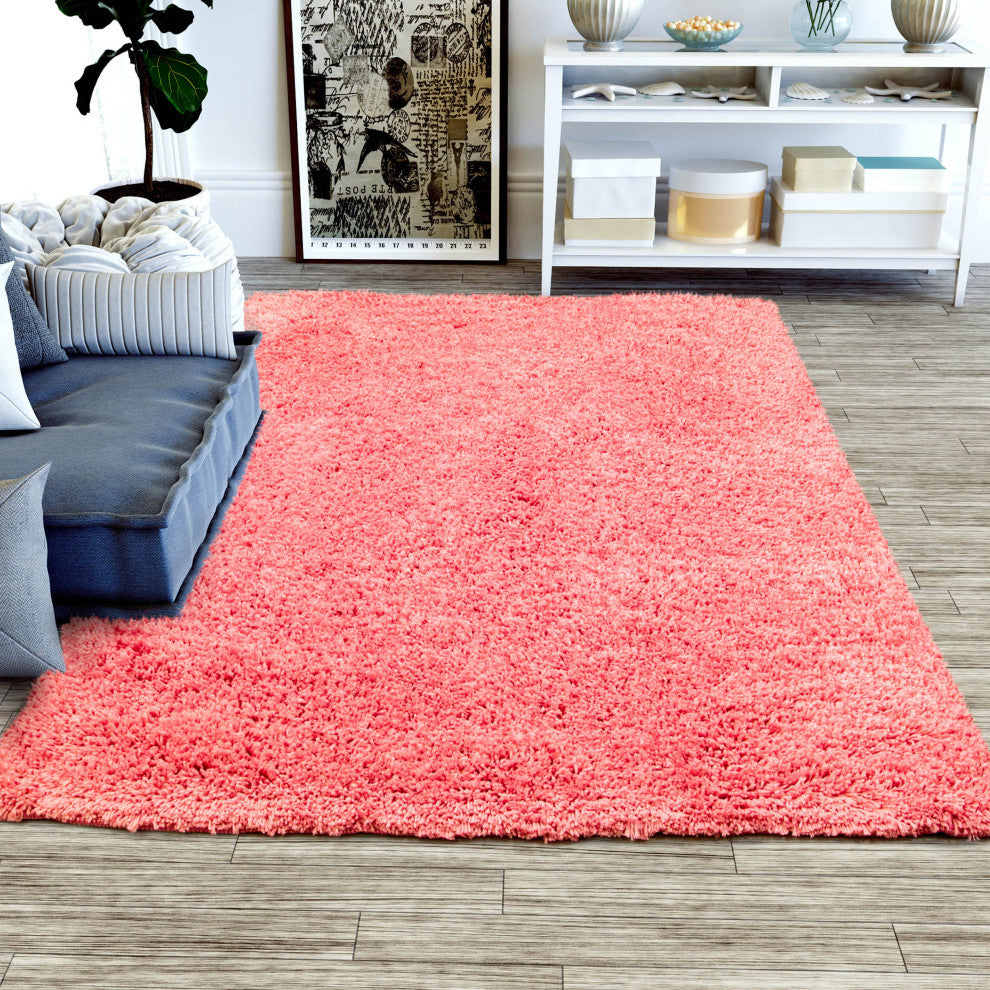 Hygee Cloud Shag Rug - Light Pink - 5' X 7'
