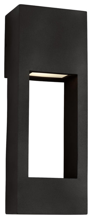 Testa Medium LED Outdoor Wall Lantern, Black