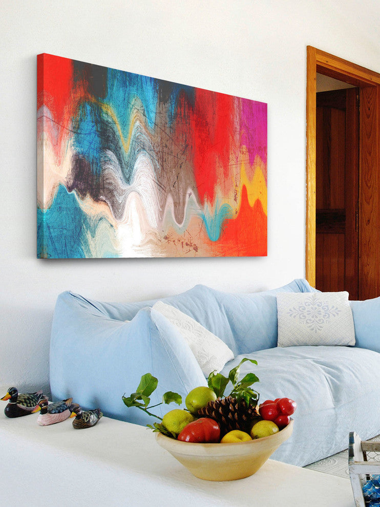 "Radiant Color" Painting Print on Canvas by Irena Orlov