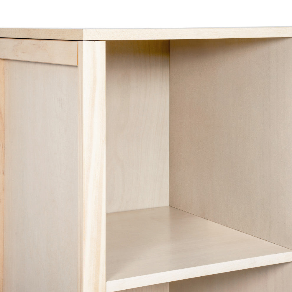 Hudson Cubby Bookcase, Washed Natural