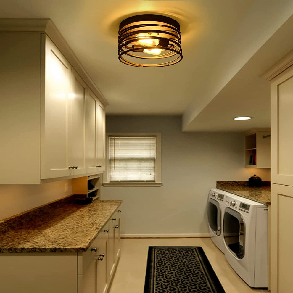 Farmhouse ceiling lighting fixture black industrial ceiling lamp